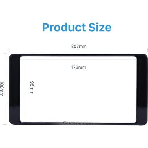 Hottest Sell Double Din Car Radio Fascia Trim Installation Kit for 2014 Mitsubishi Outlander Auto Stereo Interface Panel