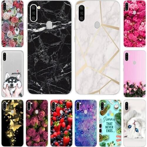 Silicone Case For Samsung Galaxy M11 Case 2020 Fashion Printing Back Cover Phone Case For Samsung M11 SM-M115F Soft TPU Covers