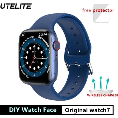 UTELITE W56 Smart Watch Women Series 6 Heart Rate Monitor 1.75 inch Screen IWO 13 Mens Watch pk iwo 12 w26 w46 For Android IOS