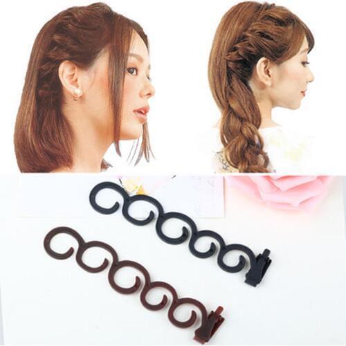 1 Set Hair Magic Twist Centipede Styling Braid Clip Stick Bun Maker DIY hairstyle tool Girls Beauty Hair Accessories Hot Sale
