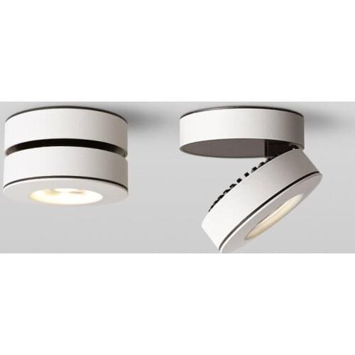 High quality Dimmable Surface Mounted LED Downlights 10W12W COB LED Ceiling Lamp Spot Lights AC110-220V LED Lamp Indoor Lighting