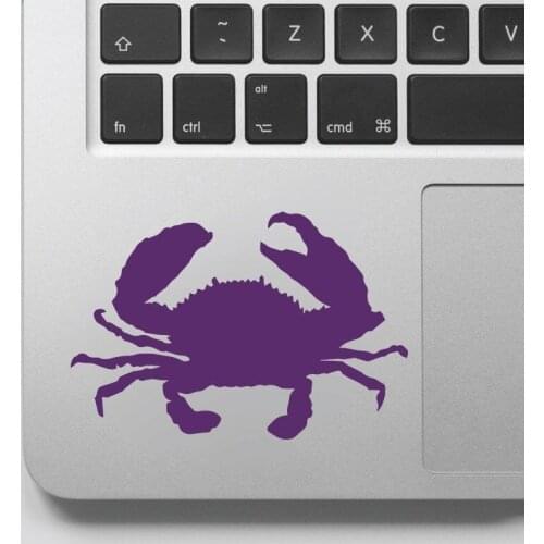 Striking Funny Crab Decal, Crab Sticker, Laptop Stickers, Laptop Decal,Detachable Creative Art Vinyl Mural GA225