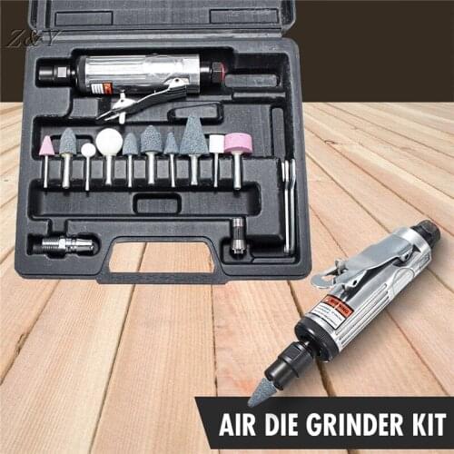 14 Pieces Air Compressor Die Grinder Grinding Polish Stone Kit 1/4 Air Grinder Mill Engraving Tools Kits Pneumatic Tools Origin