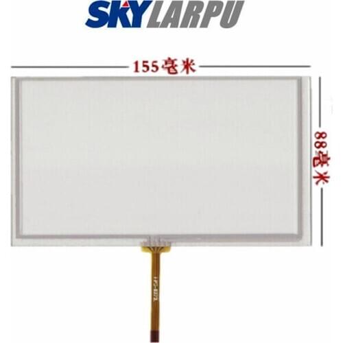 2 Pcs New 6.2''Inch 155*88mm Car DVD GPS Navigation Touchscreen for Teana External Screen Resistive Digitizer Touchpanel Glass