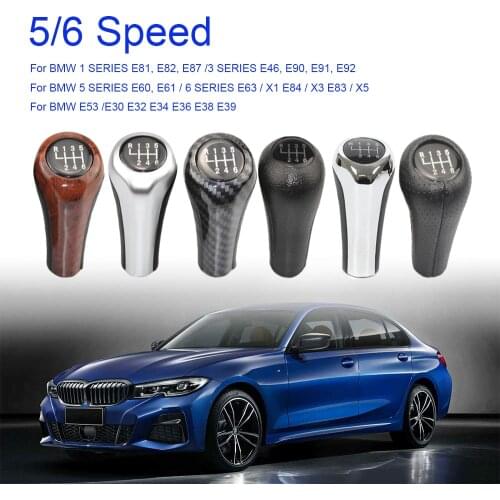 5/6 Speed Advanced Leather Gear Shift Knob For BMW 1 3 5 6 Series E30 E32 E34 E36 E39 E46 E53 E60 E61 E63 E81 E82 E90 Gear Head