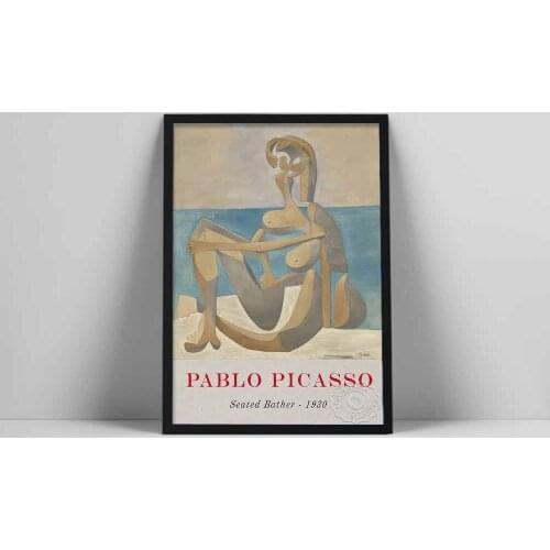 Abstract Vintage Painting Pablo Picasso Exhibition Canvas Posters and Prints Museum Modern Gallery Wall Art Picture Home Decor