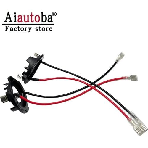 Aiautoba Car Accessories Car Parts 2Pcs/Lot H7 LED Holder Adapter Headlight Bulb Retainers For VW Volkswagen Golf 5 MK5 GTI