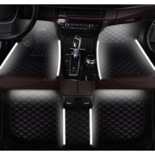 Car Floor Mats Lights Car Floor Carpet7 Colors For Toyota Camry 2014 Car Accessories(right diving