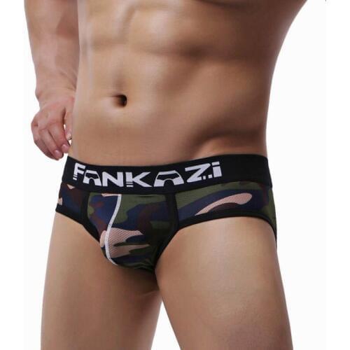 Breathable Mens Underwear Camo Mini Boxer Shorts Sexy Males Underwear Printing Bottoms Summer Homme Soft Lingerie Boxers Trunks