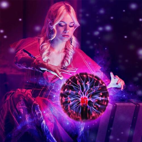 Electrostatic ball ion ball electro-optical ball lightning ball glow ball magic ball induction ball plasma ball Diameter 20cm