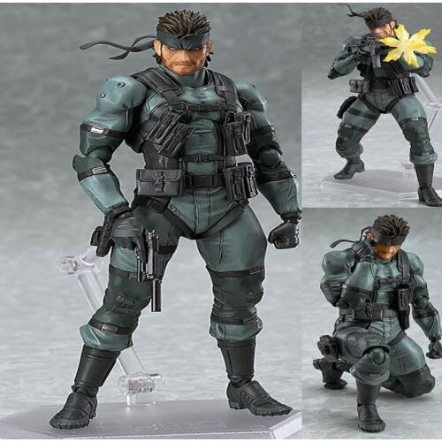 Anime Game Snake 243 Action Figure Gear Solid 2: Sons Of Liberty Figure Collectible Model Toys Doll of gift 16cm