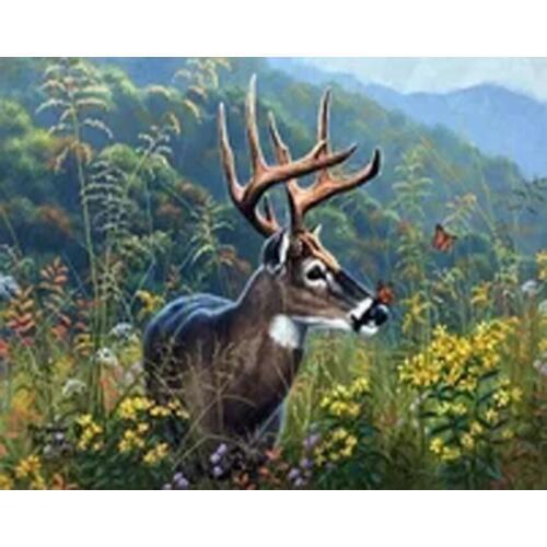Diamond Embroidery deer square rhinestones picture Mosaic animal Needlework home Decoration 5D DIY Diamond Painting Cross Stitch
