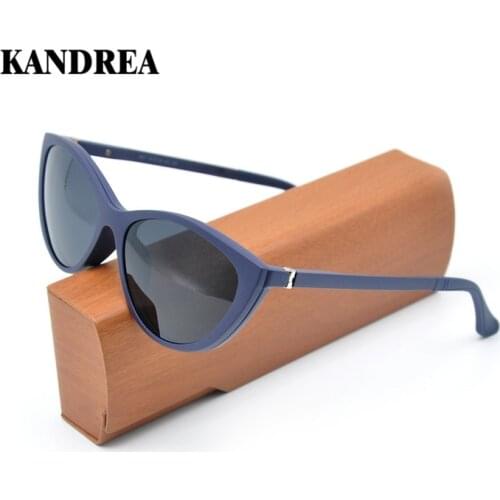 KANDREA Cat Eye Sun Glasses Men Women Polarized Clip Sunglasses Fishing Night Anti UV400 Eyewear Driving Ultem Riding Eyeglasses