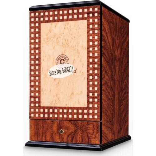 2020 New Arrival 6 Layers Large Capacity Cigar Humidor Cedar Wood Cigar Humidor with Hygrometer Case Cigar Cabinet