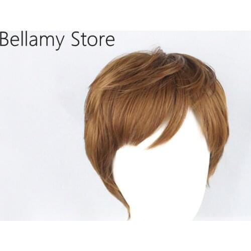 Masked Rider COS ghost Takeru Tenkūji 1048 Brown custom-made false hair Cosplay hairwear Wig+Wig Cap
