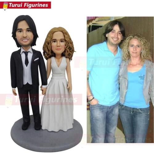 Handmade Fully Custom Bobblehead Figurine Personalized Birthday Gifts Based on Your Photo One/Double Person