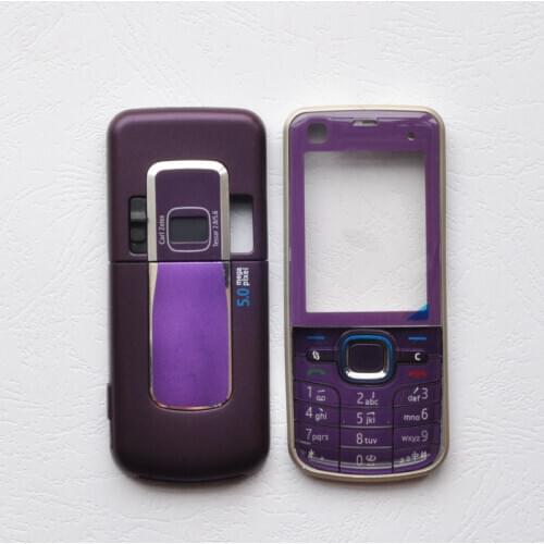 BINYEAE Full Housing For Nokia 6220 With Key Board Display Glass+Middle Frame+Back Cover 6220 Replacemnet Part