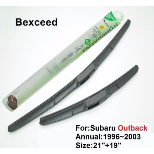 For Subaru Outback 21"+19" Bexceed of Car Windshield Hybrid Wiper Blade 1996 1997 1998 1999 2000 2001 2002 2003