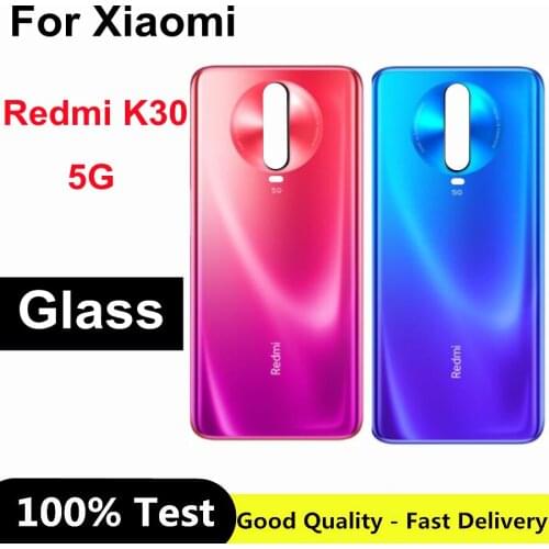 6.67" For Xiaomi Redmi K30 5G Back Battery Glass Cover For Xiaomi Redmi K30 Battery Cover Rear Door Housing Case Panel