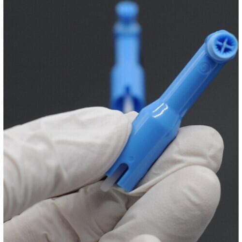 Dental Clinic Teeth Polishing Disposable Angle Prophy Angles Cup For Dentist Lab Item Tools Blue