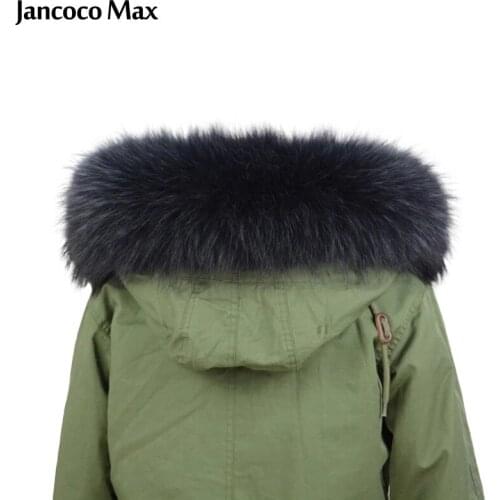 Lining 70cm Real Fur Collar Genuine Raccoon Dog Fur Trim Scarf For Women Man Jacket Parka Fashion Warm Hooded Collar S1471WS