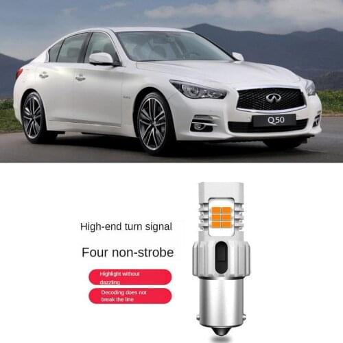 Rear Turn signal lamp for 2014 Infiniti q50 q60 q70 g37 error free canbus 2pc