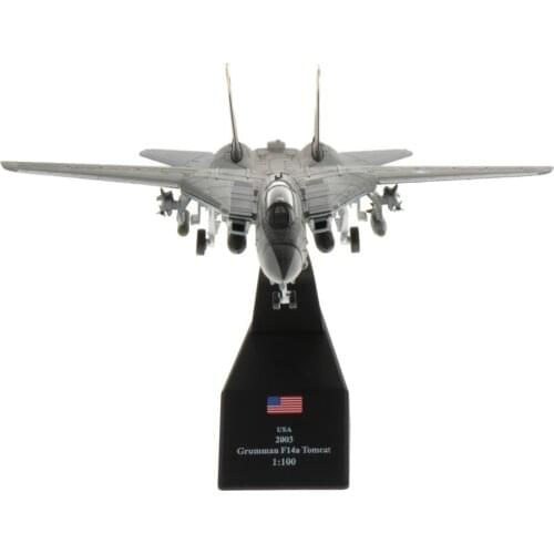 1:100 Diecast Model Toy F-14 Super Flanker Jet Fighter Aircraft