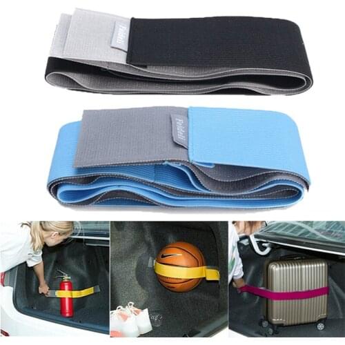 1/4pcs Creative Car Trunk Storage Device Hook Loop Strong Adhesion Fixed Straps Black Baggage Debris Anti-drop Magic Sticker