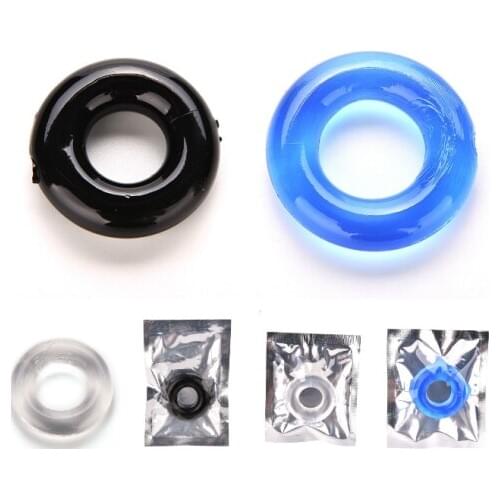 1/5pcs Penis Rings Crystal Ejaculation Delay Cockring Silicone Cock Erection Ring Stretcher Erotic Adult Sex Toys for Men Male