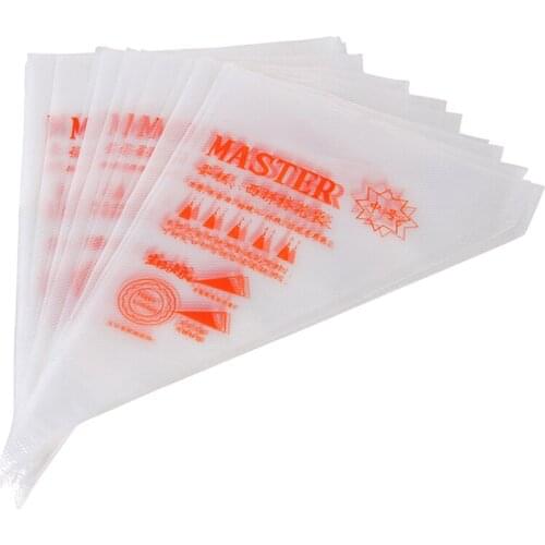 100/200/300pcs Disposable Pastry Bags Cake Decoration Kitchen Icing Food Preparation Bags Cup Cake Piping Tools for Baking