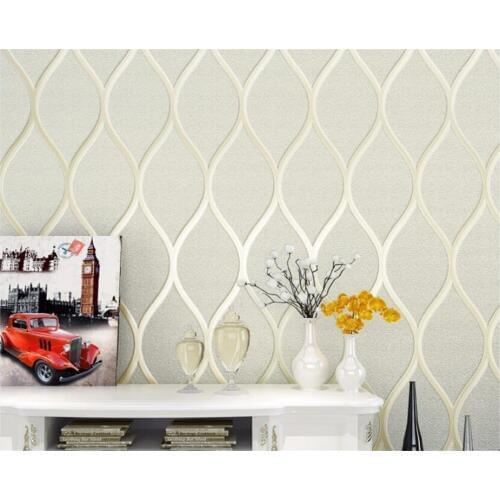 Beibehang Modern deerskin 3d wallpaper wavy rhombus geometric lines 3D TV bedside background wall paper home decor papier peint