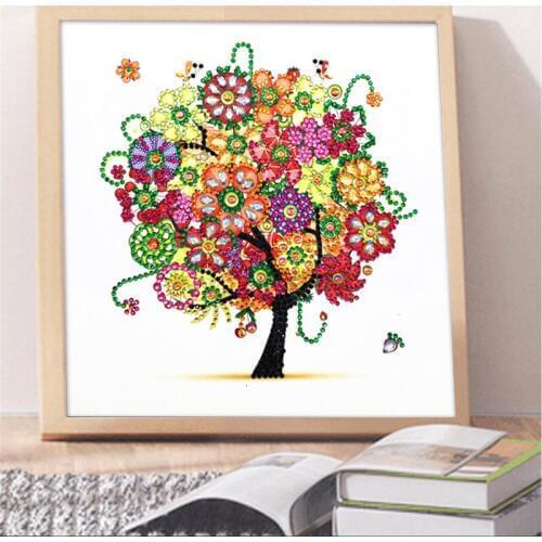 5D DIY Diamond Painting Special Diamond Animal Flower Diamond Embroidery Sticker Mosaic Home Decor