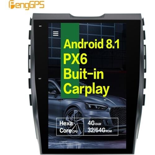 4+64G Android 8.1 Tesla Style Car Radio Vertical Screen For Ford EDGE 2015+ GPS Navigation Headunit Multimedia Player carplayer