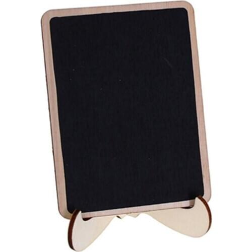 Wooden Crafts Small Blackboard Decoration Home Decoration Wedding Party Desktop Display Blackboard Rectangle