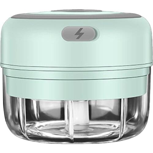 Electric Garlic Crusher Garlic Press Mincer Pepper Chili Vegetable Nuts Meat Grinder USB Rechargeable Powerful Blender