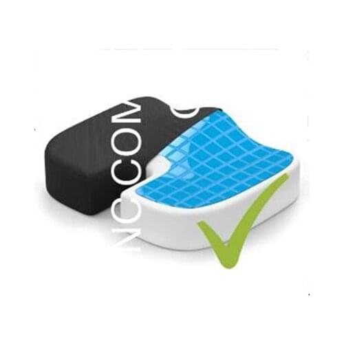 Gel Memory Foam Seat U-Cooling Effect Acne Orthopedic Coccygeal Sciatica Tailbone Relief Office Homepage