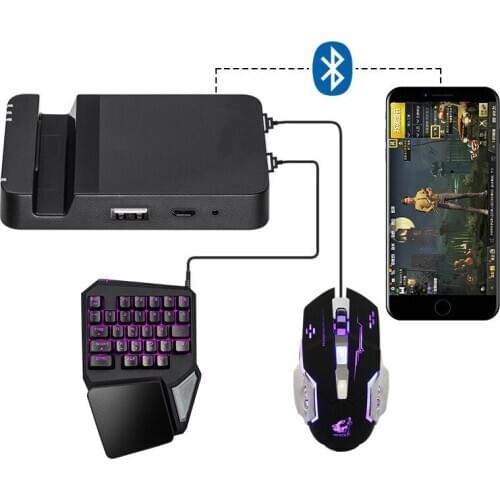 Gamepad Pubg Mobile Android PUBG Mobile Controller Gaming Keyboard Mouse Bluetooth Converter For Android IOS Phone iPad to PC