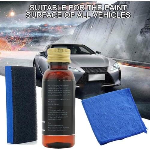 Graphene Car Ceramic Coating 12h German Liquid Glass Exterior Car Sup Anti-scratch S2Z6 Polish Car Plating Hydrophobic Care H5U9
