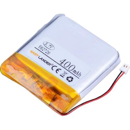 2Pcs 582728 3.7V 400mAh Rechargeable li-Polymer Li-ion Battery For Q50 G700S K92 G36 Y3 Childrens smart watches mp3 602828