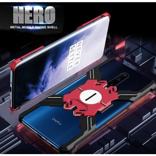 Heroes Series Metal Personality Cases Fundas For OnePlus 7 Pro 6T 7 Magnetic Car 2020 New Lron Man Phone Cases For Men and Women