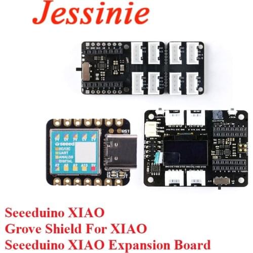 For Seeeduino XIAO Microcontroller SAMD21 48MHZ Cortex M0 32 Bit Grove Shield Expansion Board Module USB UART I2C SPI Interface