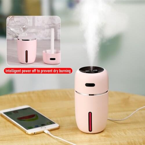 Mini USB Air Humidifier 200ml Aroma Diffuser With USB Changing LED Air Vaporizer Auto Car Essential Oil Aromatherapy Diffuser