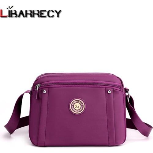 Fashionable Ladies Messenger Bags 2021 New High Quality Nylon Solid Color Casual Women Shoulder Bag Mobile Phone Bags Travel Bag