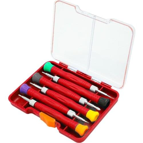 Screwdriver Set 6 Pieces Of Precision Magnetic Bit DIY Screwdriver Set Mini Tool Box Mobile Phone Repair Equipment Hand Tools