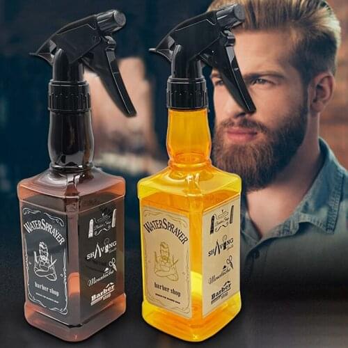 Hairdressing Spray Bottle Salon Barber Hair Tools Retro Whiskey Oil Head Sprayer Handy to use without refilling often