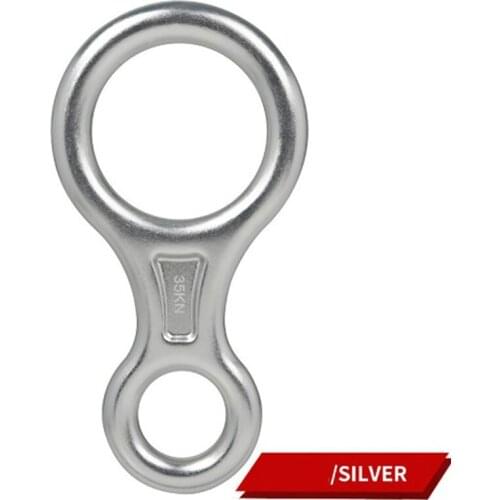 Outdoor Rapid Descent Protector 8 Word Ring Descender High Altitude Slow Descent Climbing Tool Accessories Newest