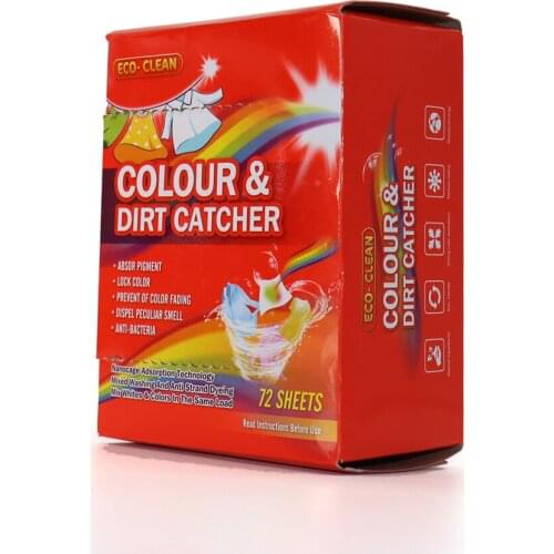 108Pcs Color Catcher Sheet Washing Machine Proof Color Absorption Sheet Anti Dyed Cloth Laundry Grabber Cloth Cleaning Supplies