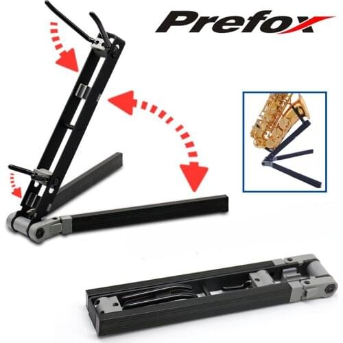 Prefox Full folding Alto Saxphone Holder Sax Stand/Band Directors stand/Sax stand/Musical instrument stand the folding type