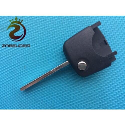 1Pcs Of New Replacement Key Blade Case Shell For Vgw Blank Remote Uncut Cover Round Flip Car Keyless No Logo Accessories Parts