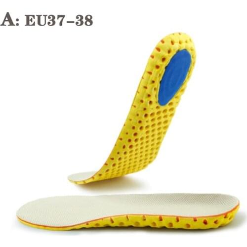 1Pair Memory Foam Insoles For Shoes Sole Mesh Deodorant Breathable Cushion Running Insert For Man Women Feet Orthopedic Insoles